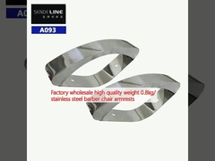 مصنع بيع بالجملة الجودة العالية الوزن 0.8kg/ المقعد الفولاذ المقاوم للصدأ مقاعد الحلاقة مساندة ذراع