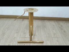 الملحقات الذهبية لكرسي الحانة بألوان قابلة للتخصيص وأسلوب عصري