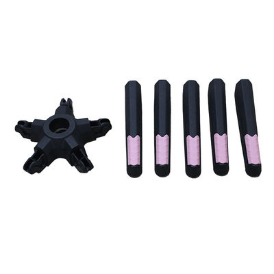 سعر جيد المبيعات المباشرة من المصنع كرسي مكتب نايلون نصف قطره 350 ملم قاعدة دوارة مع قدم تفكيك كاستر الانترنت