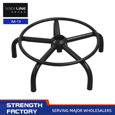 سعر جيد رذاذ الأسود البار مقعد الملحقات 430mm خمسة نجمة قدم قاعدة كرسي البوب الانترنت