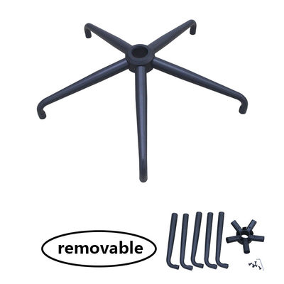 سعر جيد خفيف الوزن وسهل التجميع مقعد مكتب استبدال قاعدة 1.2mm سميكة 35mm أنبوب مستدير 2.6kg الوزن الانترنت