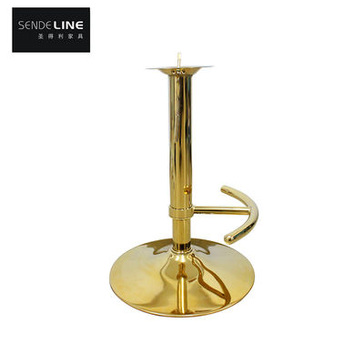 سعر جيد بيع بالجملة كراسي الحانة الملحقات التيتانيوم الذهبية كراسي الحانة المستديرة دعامات القدم القاعدة كراسي الحانة قطعة واحدة دعامات القدم الانترنت