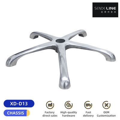 سعر جيد كرسي مكتب خمسة نجوم قاعدة معدنية سبائك الألومنيوم كرسي دوار قاعدة عجلات الانترنت