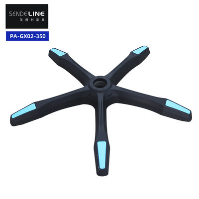 سعر جيد كرسي مكتب أسود قاعدة دوارة حركة سلسة نصف قطرها 340 ملم مع عجلات الانترنت