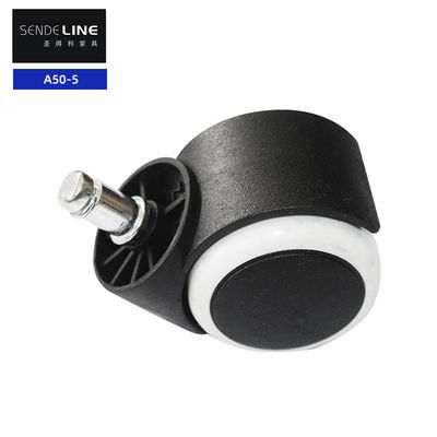 سعر جيد الكرسي المكتبية النيلون 50mm الحافة البيضاء استبدال عجلة العجلة Bifma اختبار الانترنت