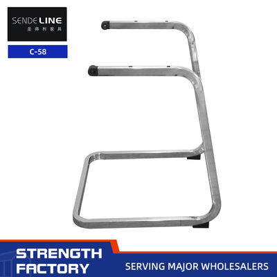 سعر جيد كرسي مكتب أنابيب الحديد الهيكل المعدني 620 ملم ارتفاع الصفيحة الكهربائية لون الانترنت