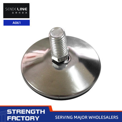 سعر جيد أسود القاع الحديدي مقعد أقدام استبدال ضد الانزلاق 12 ملم / 13 ملم طول الخيط الانترنت