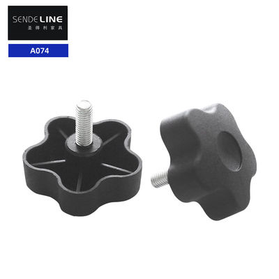 سعر جيد قدم طاولة سوداء قابلة للتعديل طول الخيوط M8 20 ملم الانترنت