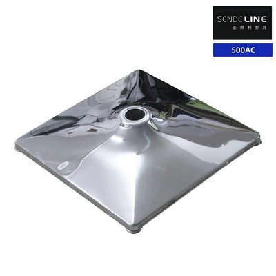 سعر جيد صلبة 1.2/1.4 سمك الحائط كرسي الحلاقة القاعدة مطلية اللون / مطلية الذهب الانترنت