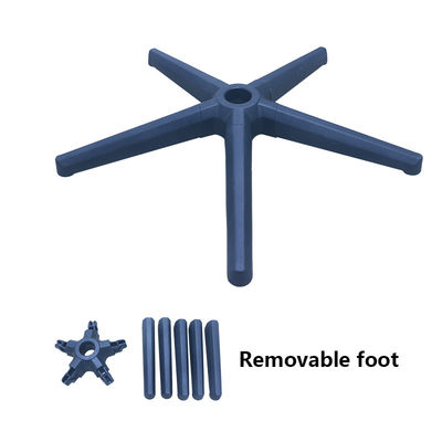 سعر جيد مزرعة تفكيك النيلون قد اجتاز اختبار Bifma كرسي مكتبية قاعدة مفتوحة أسود نموذج قدم قابلة للإزالة الانترنت