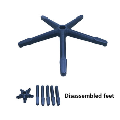 سعر جيد قطر أسود 380mm نايلون BIFMA اختبار كرسي المكتب القاعدة الدورية مع ضبط الارتفاع الانترنت