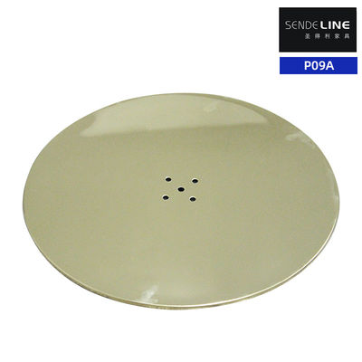 سعر جيد قاعة الحلاقة المصفوفة بالذهب من الفولاذ المقاوم للصدأ القاعدة 11 كجم الوزن 10 ملم سمك الجدار الانترنت