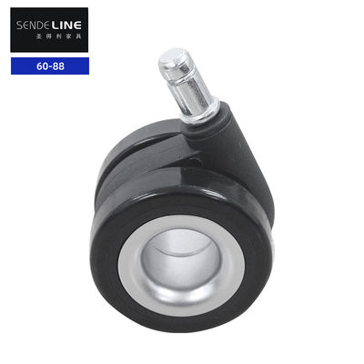 سعر جيد كرسي مكتب فضي مجوف كاستور لكرسي دوار 60 ملم قطر عربة طبية عجلة كاستور الانترنت