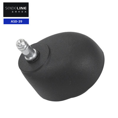 سعر جيد كرسي مكتب أسود مع نايلون 2 بوصة رئيس كرسي استبدال عجلة الانترنت