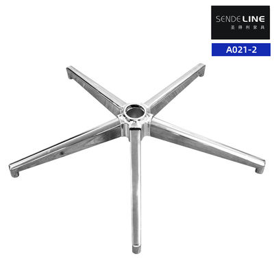 سعر جيد قاعدة كرسي دوار مكتب ملحومة للسكك الحديدية عالية السرعة مقاس 110 مم، أرجل كرسي خماسية الأضلاع الانترنت