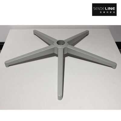 سعر جيد High-end iron welded office chair base, grey 700/640mm five-star feet الانترنت