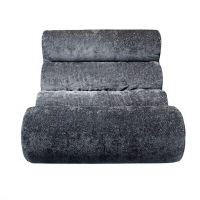 سعر جيد كنبة مغلفة بالتفريغ الهوائي من الداخل، مجرة لامعة سوداء، خيار جلوس متعدد الاستخدامات مناسب لغرف الاجتماعات ومناطق الاستقبال الانترنت