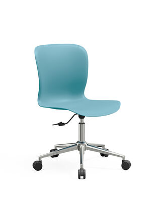 سعر جيد كرسي طعام بلاستيكي حديث بقاعدة خماسية النجوم مطلية بالكهرباء، قابل للتكديس، خفيف الوزن ومتين، حل جلوس متعدد الأغراض الانترنت