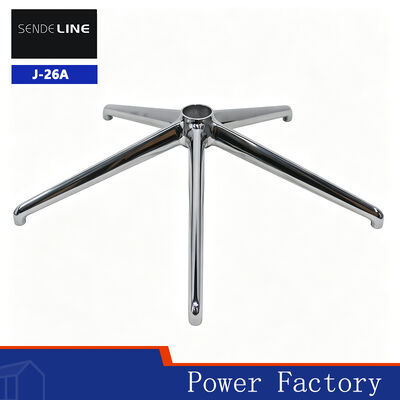 سعر جيد سبيكة الألومنيوم الملمع كرسي مكتب خمسة نجوم قدم القاعدة المعدنية مع 700mm قطر و 162mm ارتفاع متصل